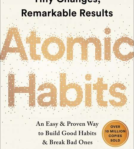 Atomic Habits (book cover)