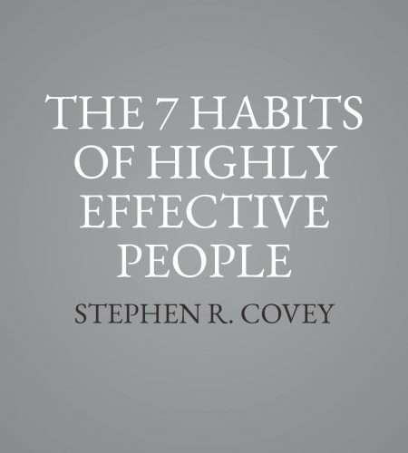 The 7 Habits of Highly Effective People (book cover)